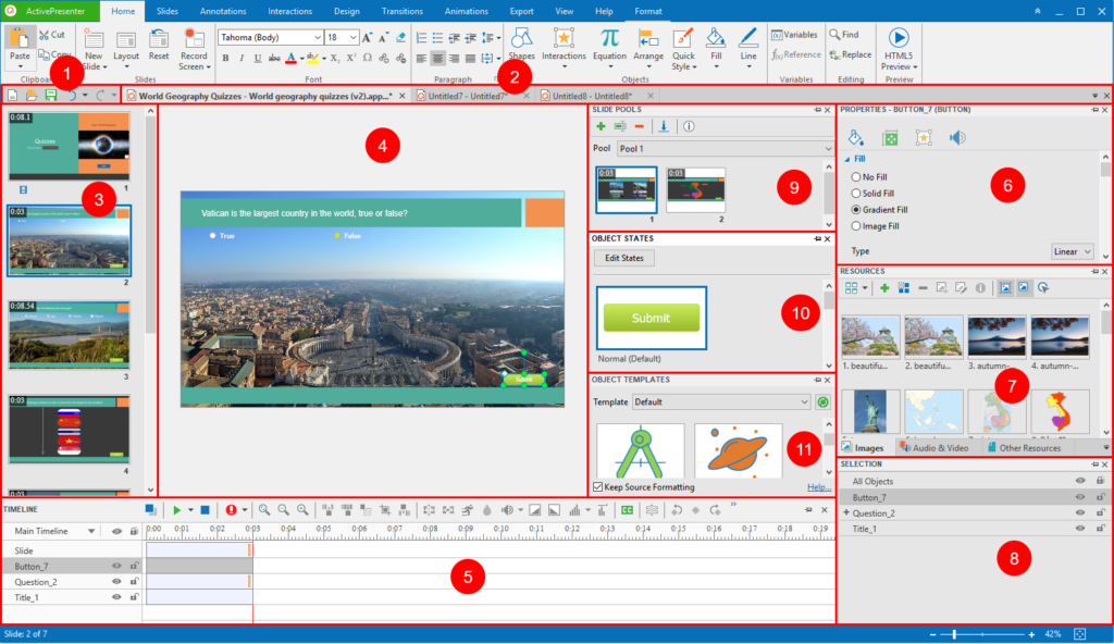 ActivePresenter emerges as a screen recorder and video editor tailored for crafting engaging screencast videos, manuals, presentations, and interactive training demonstrations. Dive into the world of intuitive editing, where you can modify audio and video, shaping your content with precision. The software's advanced features, such as green screen effects and text animations, elevate your creations to professional standards.